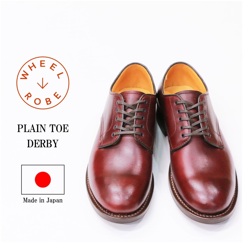 WHEEL ROBE ウィールローブ PLAIN TOE DERBY Last #1228 プレーントゥダービー