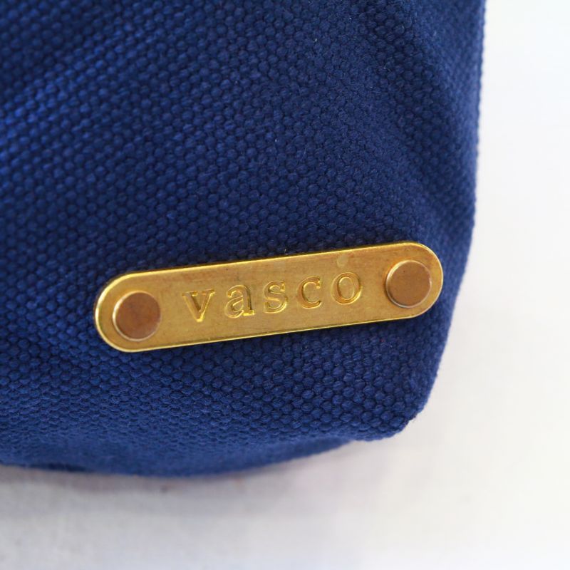 vasco ヴァスコ CANVAS TRAVEL POUCH キャンバストラベルポーチ ネイビー VS-800