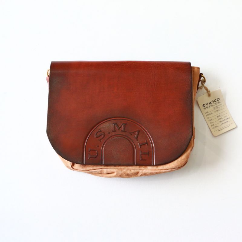 vasco ヴァスコ OILCANVAS×LEATHER MAIL BAG -SMALL キャンバス×レザー メールバッグ