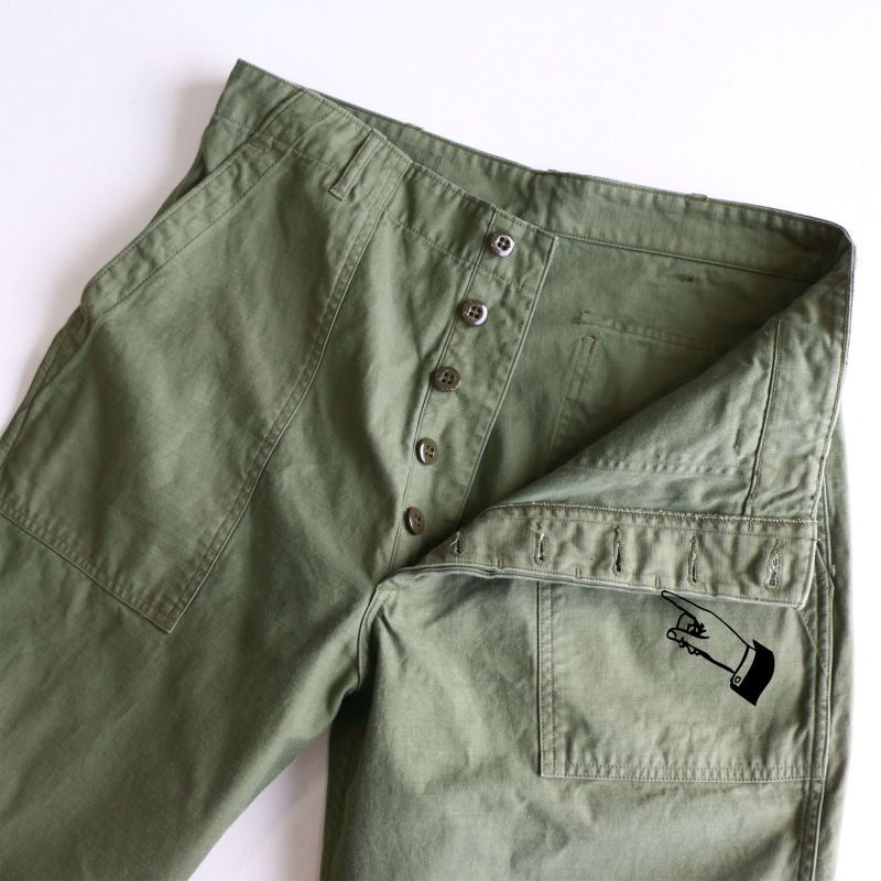TCB jeans TCBジーンズ TCB 50's BAKER PT ベイカーパンツ オリーブ