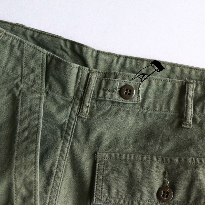 TCB jeans TCBジーンズ TCB 50's BAKER PT ベイカーパンツ オリーブ