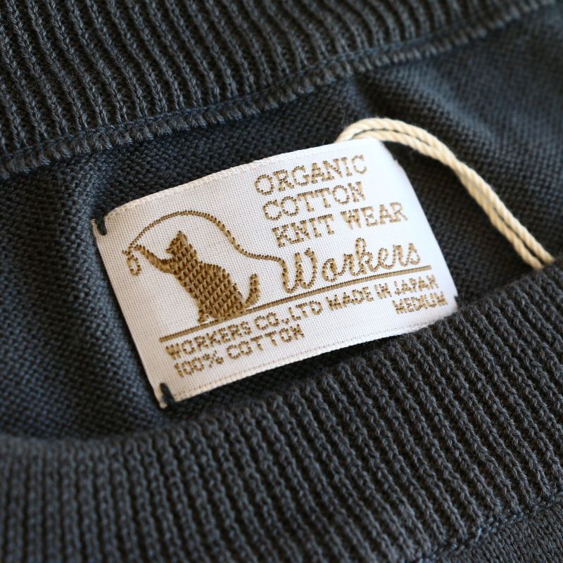 WORKERS ワーカーズ Organic Cotton Sweater オーガニックコットンセーター