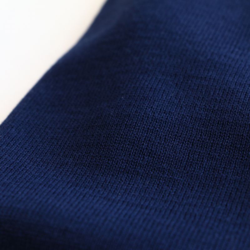 WORKERS ワーカーズ Organic Cotton Sweater, V-Neck,Navy オーガニックコットンVネックセーター ネイビー