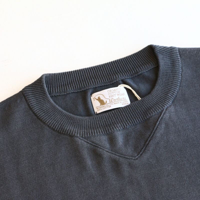 WORKERS ワーカーズ Organic Cotton Sweater オーガニックコットンセーター