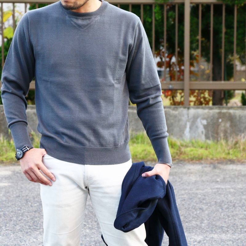 WORKERS ワーカーズ Organic Cotton Sweater オーガニックコットンセーター
