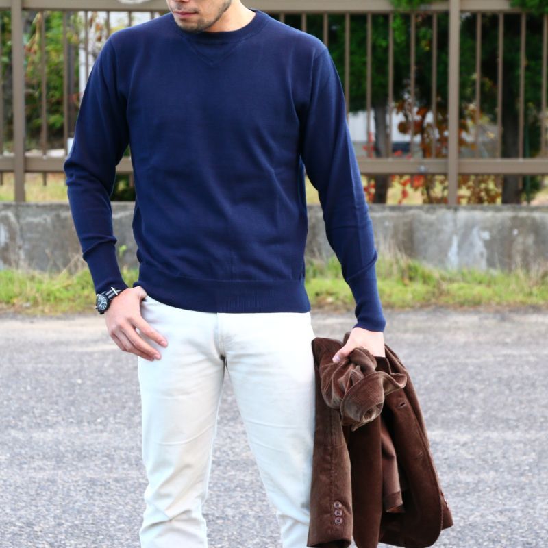 WORKERS ワーカーズ Organic Cotton Sweater オーガニックコットンセーター