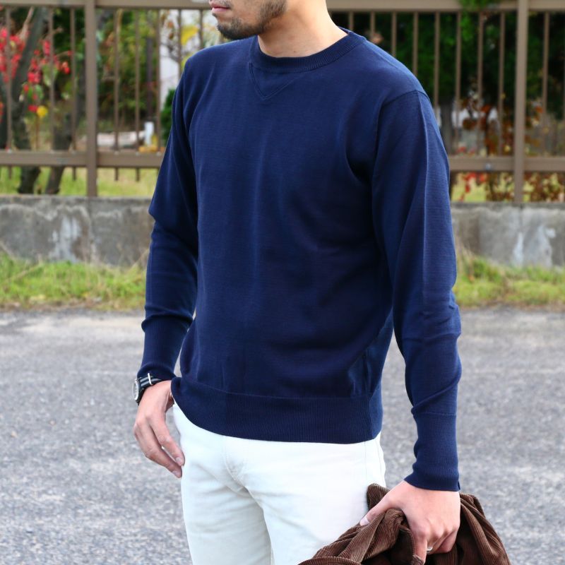 WORKERS ワーカーズ Organic Cotton Sweater オーガニックコットンセーター