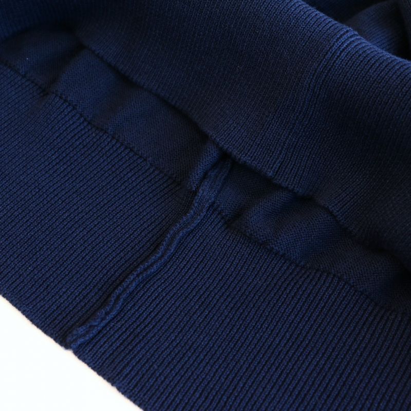 WORKERS ワーカーズ Organic Cotton Sweater, V-Neck,Navy オーガニックコットンVネックセーター ネイビー