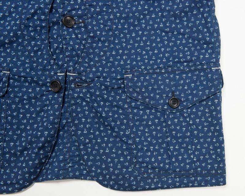 【3月入荷予定】WORKERS ワーカーズ Cruiser Vest, Indigo Calico クルーザーベスト インディゴキャラコ