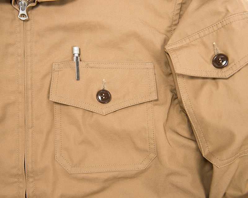 【3月入荷予定】WORKERS ワーカーズ Summer Flight Jacket, Navy Ventile Twill サマーフライトジャケット ネイビーベンタイル