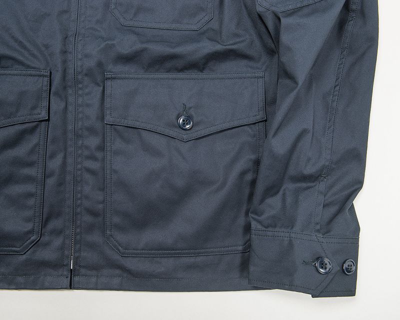 【3月入荷予定】WORKERS ワーカーズ Summer Flight Jacket, Navy Ventile Twill サマーフライトジャケット ネイビーベンタイル