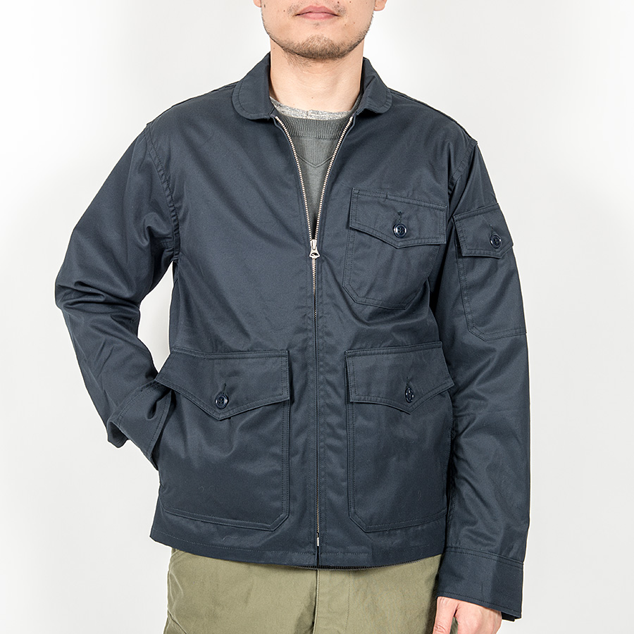 【3月入荷予定】WORKERS ワーカーズ Summer Flight Jacket, Navy Ventile Twill サマーフライトジャケット ネイビーベンタイル
