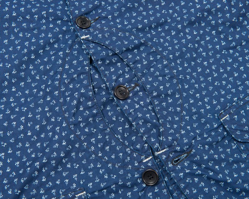 【3月入荷予定】WORKERS ワーカーズ Cruiser Vest, Indigo Calico クルーザーベスト インディゴキャラコ