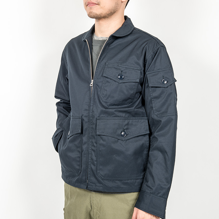 【3月入荷予定】WORKERS ワーカーズ Summer Flight Jacket, Navy Ventile Twill サマーフライトジャケット ネイビーベンタイル