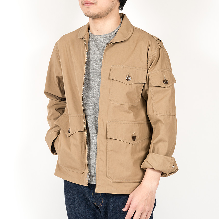 【3月入荷予定】 WORKERS ワーカーズ Summer Flight Jacket, Beige 6 oz Twill サマーフライトジャケット ベージュツイル