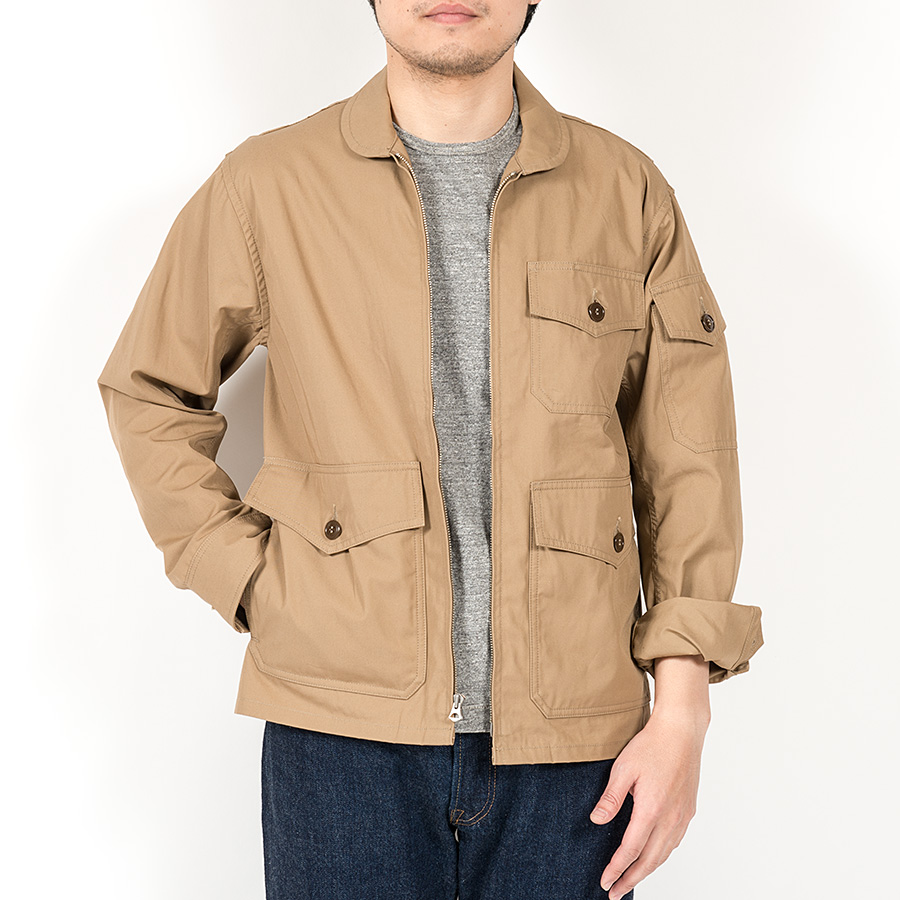 【3月入荷予定】 WORKERS ワーカーズ Summer Flight Jacket, Beige 6 oz Twill サマーフライトジャケット ベージュツイル