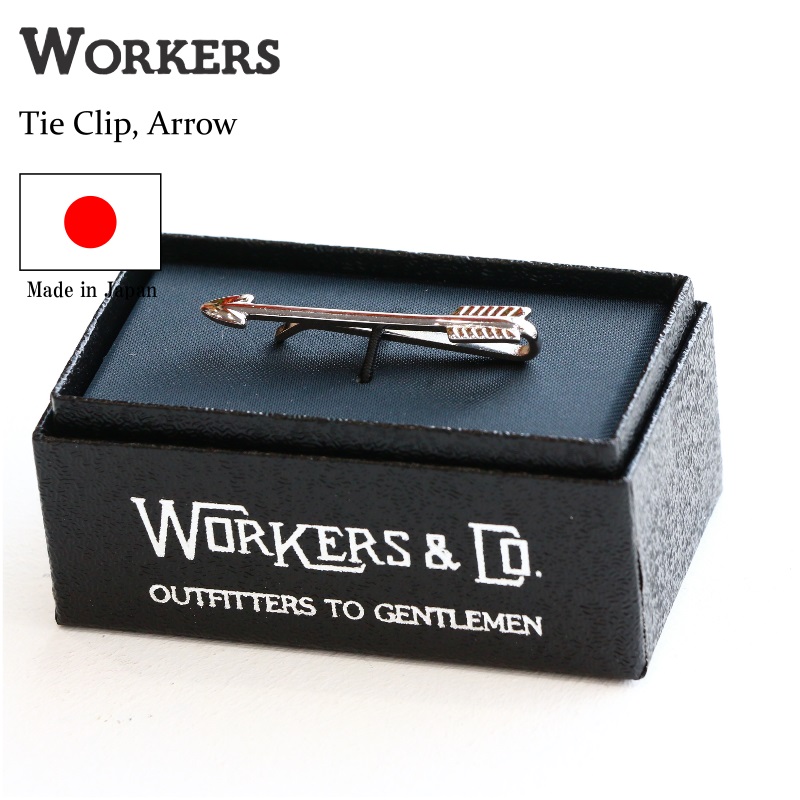 WORKERS  ワーカーズ Tie Clip, Arrow タイクリップ アロー