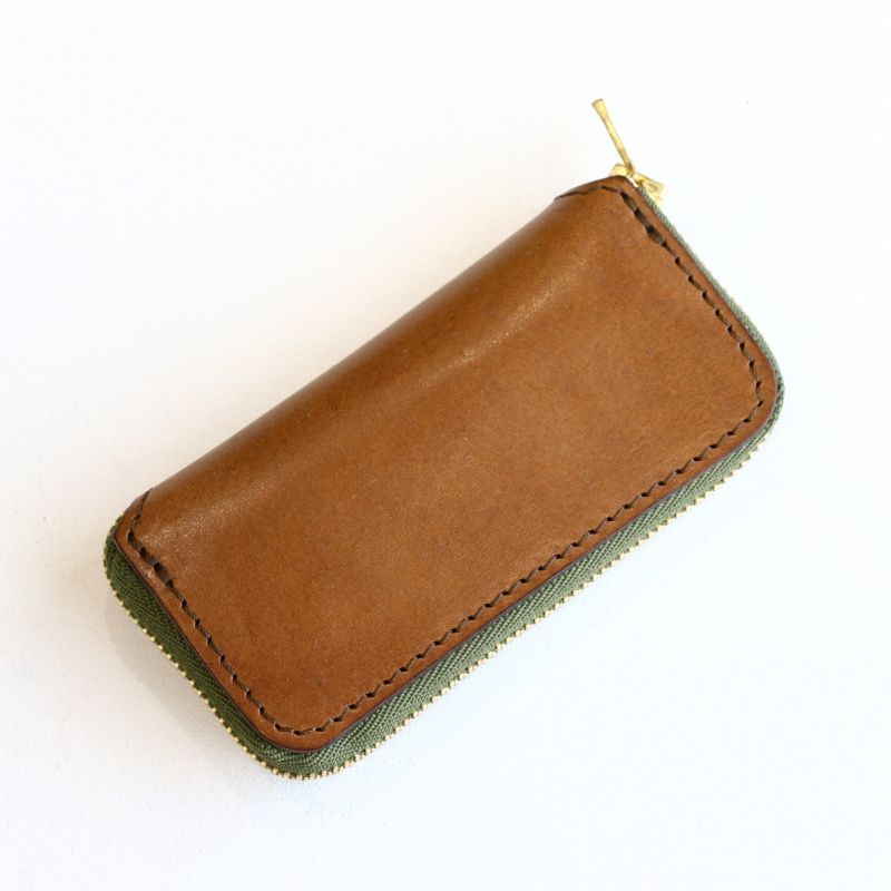 vasco ヴァスコ LEATHER VOYAGE ROUND ZIP KEY CASE レザーボヤージュラウンドジップキーケース