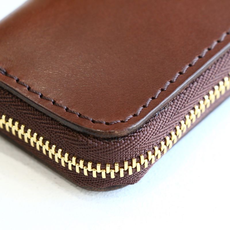 vasco ヴァスコ LEATHER VOYAGE ROUND ZIP KEY CASE レザーボヤージュラウンドジップキーケース