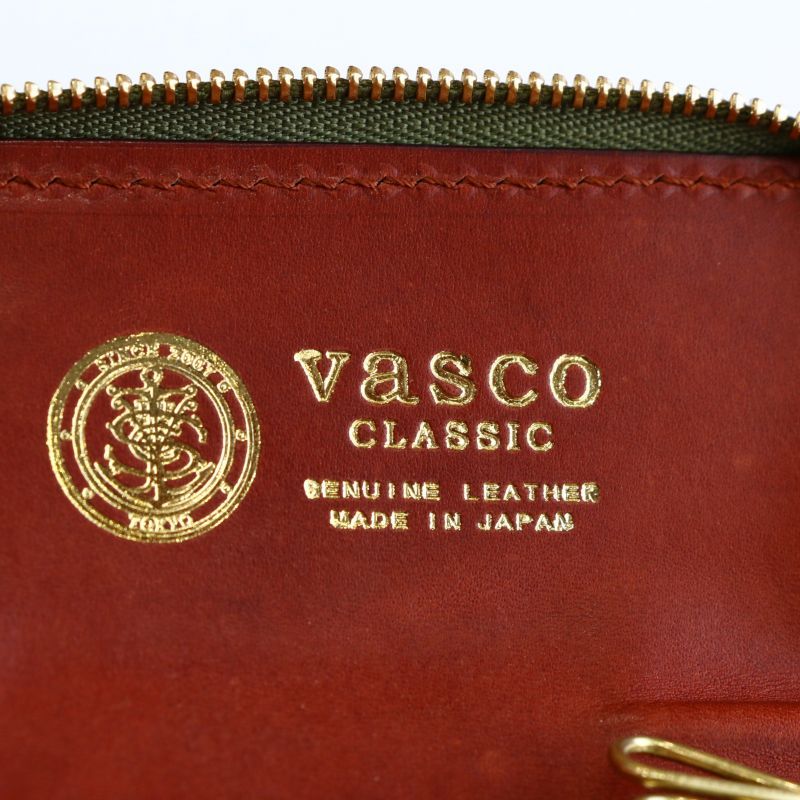 vasco ヴァスコ LEATHER VOYAGE ROUND ZIP KEY CASE レザーボヤージュラウンドジップキーケース