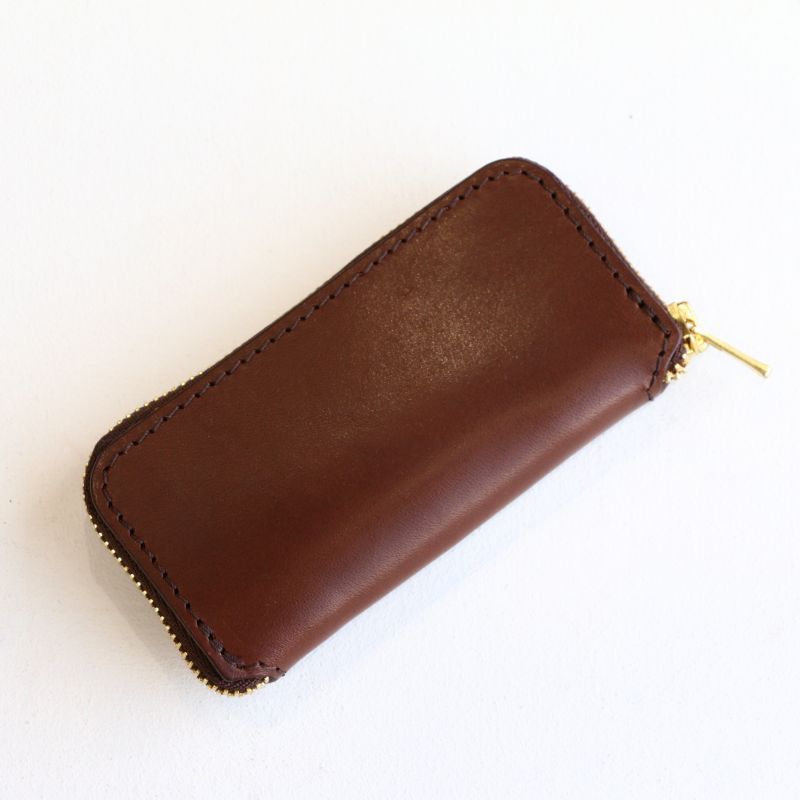 vasco ヴァスコ LEATHER VOYAGE ROUND ZIP KEY CASE レザーボヤージュラウンドジップキーケース