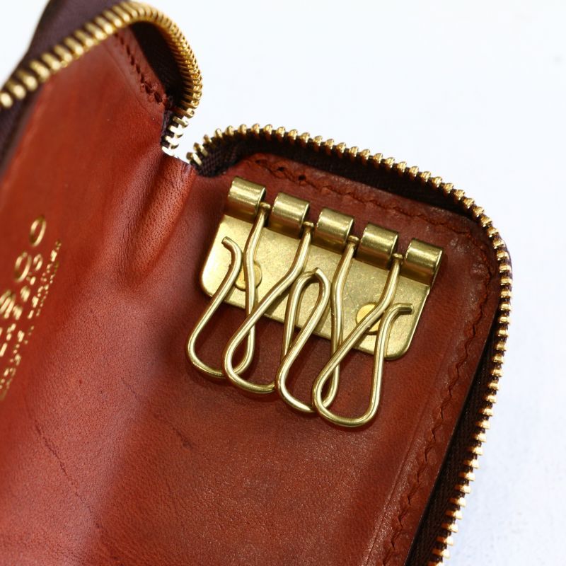 vasco ヴァスコ LEATHER VOYAGE ROUND ZIP KEY CASE レザーボヤージュラウンドジップキーケース