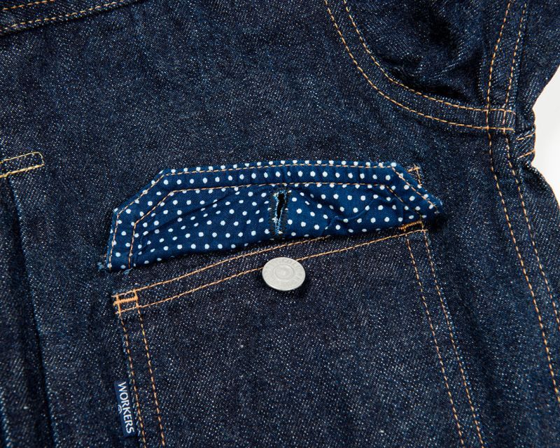 WORKERS ワーカーズ 1st Type Jacket, 13.75 Oz Raw Denim デニムジャケット