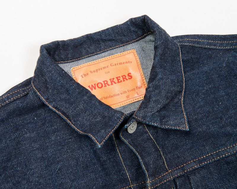 WORKERS ワーカーズ 1st Type Jacket, 13.75 Oz Raw Denim デニムジャケット