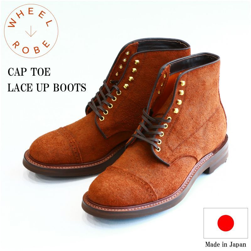 WHEEL ROBE ウィールローブ CAP TOE LACE UP BOOTS Last #314 キャップトゥレースアップブーツ