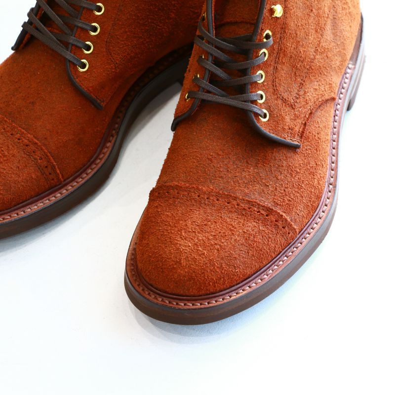 WHEEL ROBE ウィールローブ CAP TOE LACE UP BOOTS Last #314 キャップトゥレースアップブーツ CAMEL  Qurious キュリアス 新潟 通販