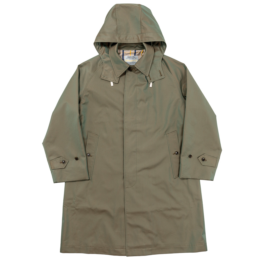 WORKERS ワーカーズ Bal Collar Coat Gabardine, Khaki バルカラーコート ギャバジン カーキ