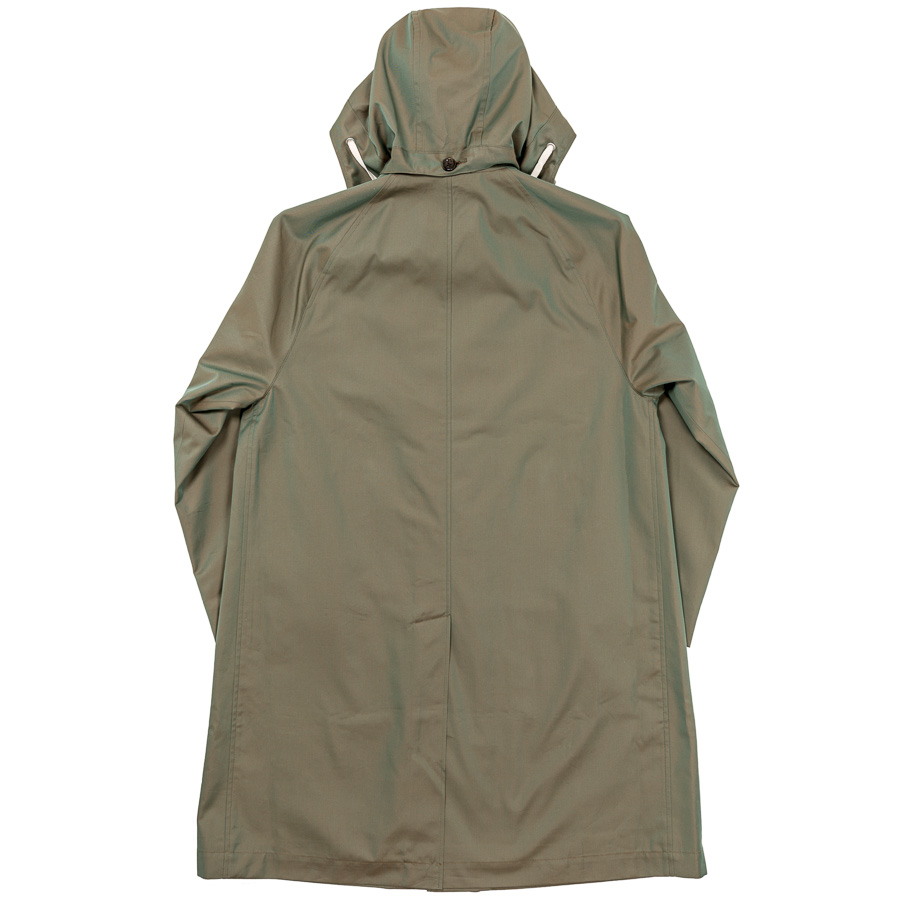 WORKERS ワーカーズ Bal Collar Coat Gabardine, Khaki バルカラーコート ギャバジン カーキ