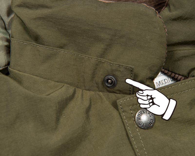WORKERS ワーカーズ N-1, Puff Jacket, Nylon, Water-repellent Ripstop, Navy N-1パフジャケット ネイビー