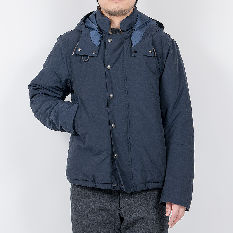WORKERS ワーカーズ N-1, Puff Jacket, Nylon, Water-repellent Ripstop, Navy N-1パフジャケット ネイビー