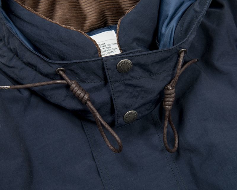 WORKERS ワーカーズ N-1, Puff Jacket, Nylon, Water-repellent Ripstop, Navy N-1パフジャケット ネイビー