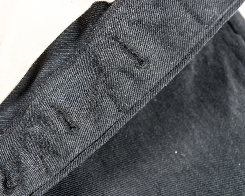 WORKERS ワーカーズ Officer Trousers, Slim, Type 2, Cotton Serge, Grey オフィサートラウザー スリムタイプ2 コットンサージグレイ