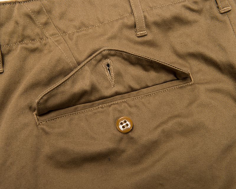 WORKERS ワーカーズ Officer Trousers, Slim, Type 2, Cotton Serge, Grey オフィサートラウザー スリムタイプ2 コットンサージグレイ