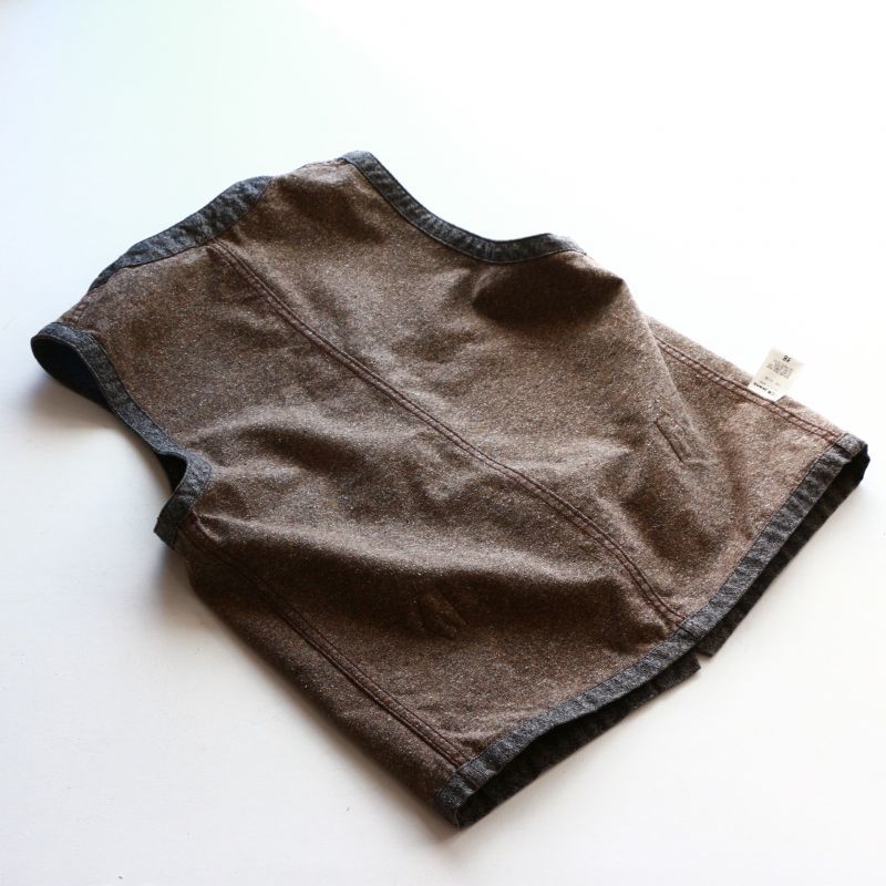 TCB jeans TCBジーンズ TABBYS VEST Covert Brown タビーズベスト コバートブラウン