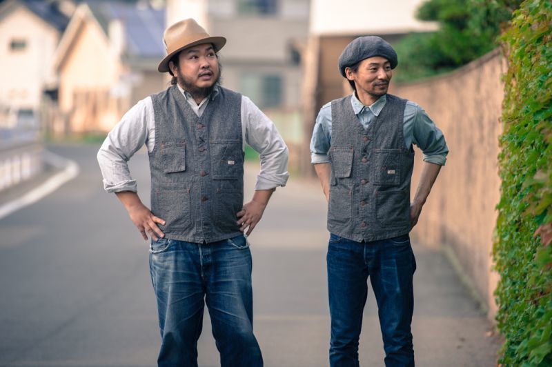 TCB jeans TCBジーンズ TABBYS VEST Covert Brown タビーズベスト コバートブラウン