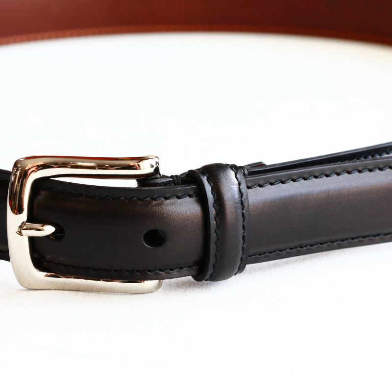 WHEEL ROBE ウィールローブ ORIGINAL DRESS BELT 25mm オリジナルドレスベルト ブラック Qurious キュリアス 新潟 通販