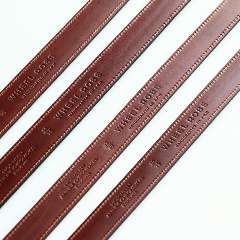 WHEEL ROBE ウィールローブ ORIGINAL DRESS BELT 30mm オリジナルドレスベルト バーガンディ Qurious キュリアス 新潟 通販