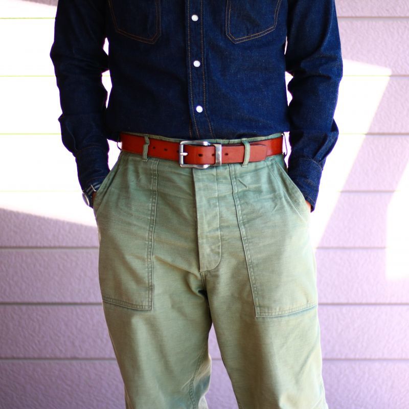 TCB jeans TCBジーンズ TCB 50's BAKER PT ベイカーパンツ オリーブ