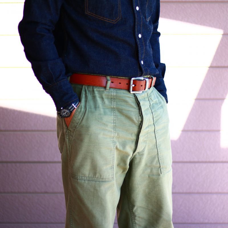 TCB jeans TCBジーンズ TCB 50's BAKER PT ベイカーパンツ オリーブ