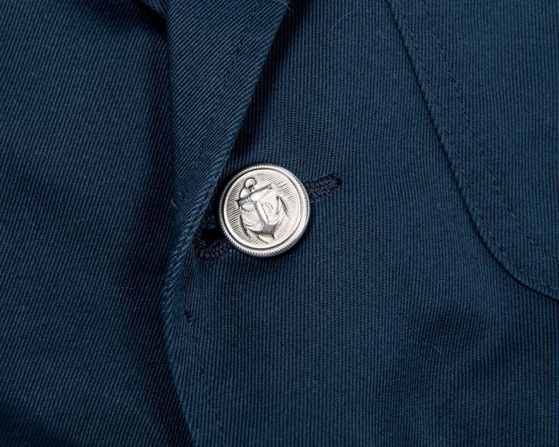 WORKERS ワーカーズ Blazer, Navy Peruvian Pima Cotton Chino ブレザー ピマコットンネイビーチノ