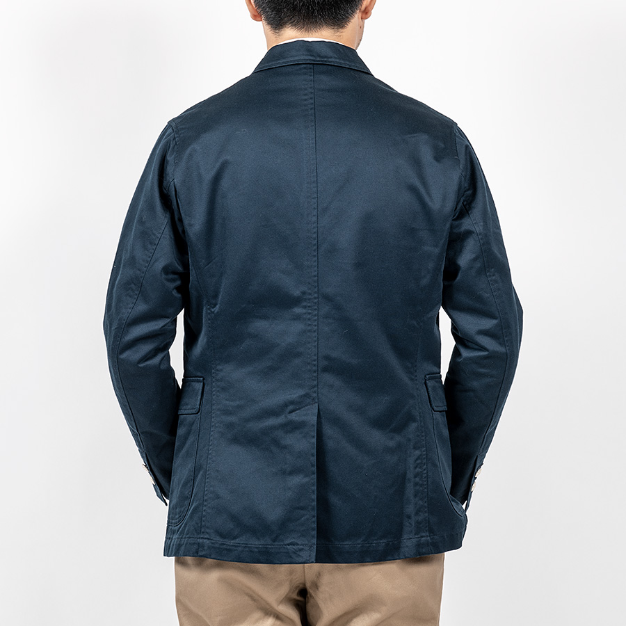 WORKERS ワーカーズ Blazer, Navy Peruvian Pima Cotton Chino ブレザー ピマコットンネイビーチノ