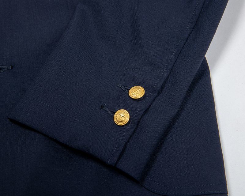 WORKERS ワーカーズ Blazer, Navy Peruvian Pima Cotton Chino ブレザー ピマコットンネイビーチノ