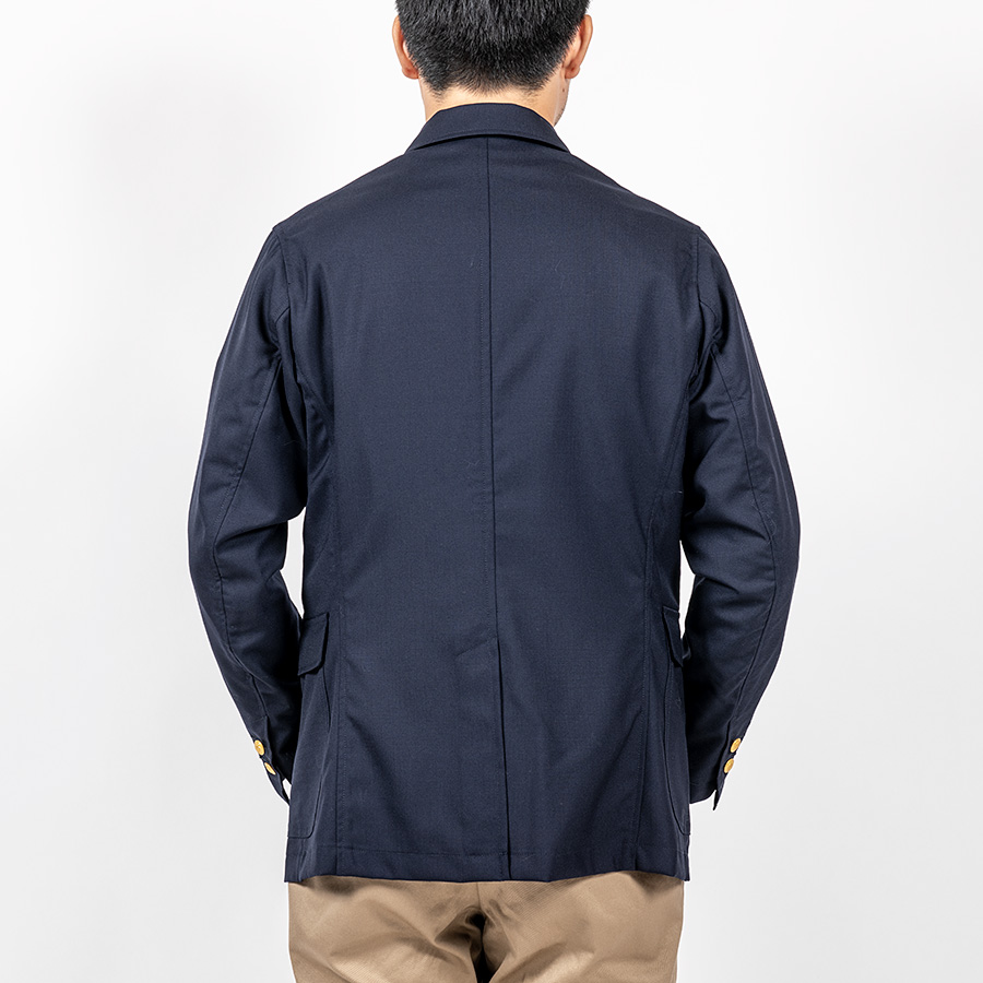 WORKERS ワーカーズ Blazer, Navy Wool Tripical ブレザー ネイビーウールトロピカル