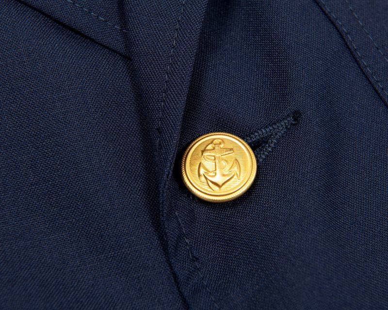 WORKERS ワーカーズ Blazer, Navy Peruvian Pima Cotton Chino ブレザー ピマコットンネイビーチノ