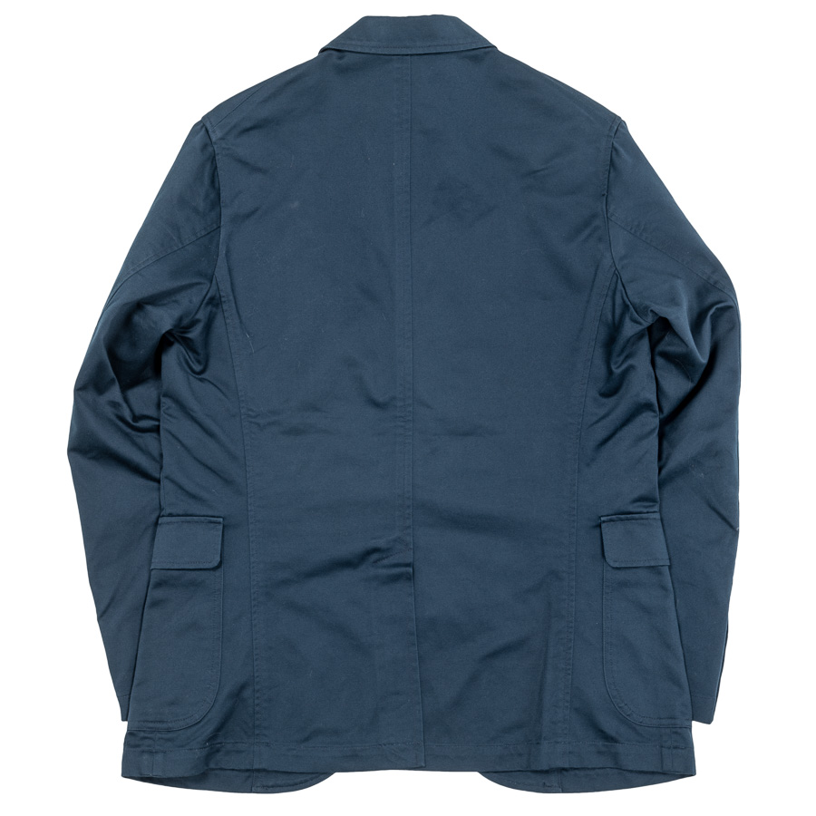 WORKERS ワーカーズ Blazer, Navy Peruvian Pima Cotton Chino ブレザー ピマコットンネイビーチノ