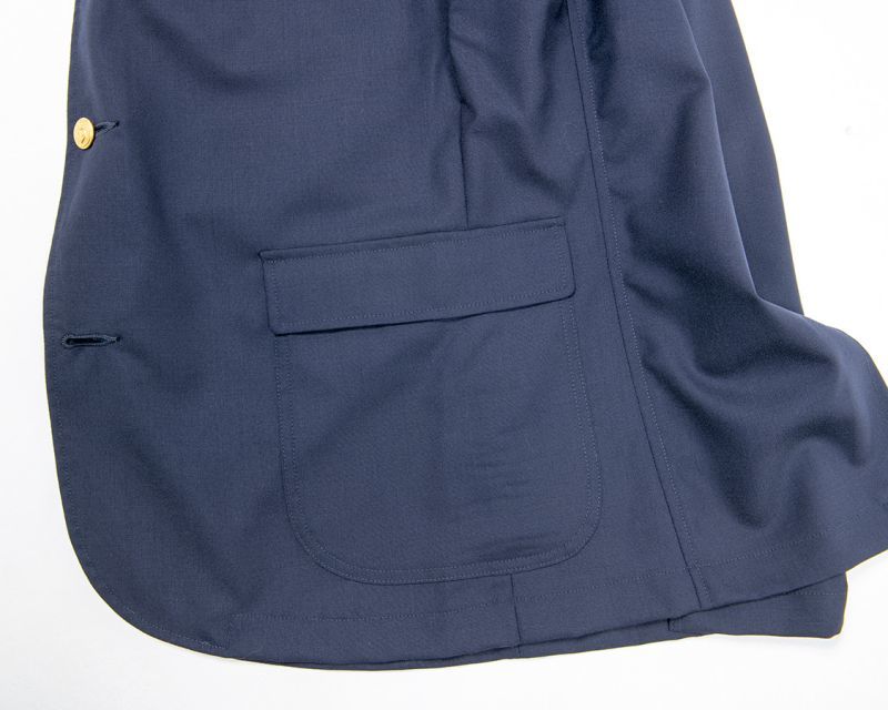 WORKERS ワーカーズ Blazer, Navy Peruvian Pima Cotton Chino ブレザー ピマコットンネイビーチノ